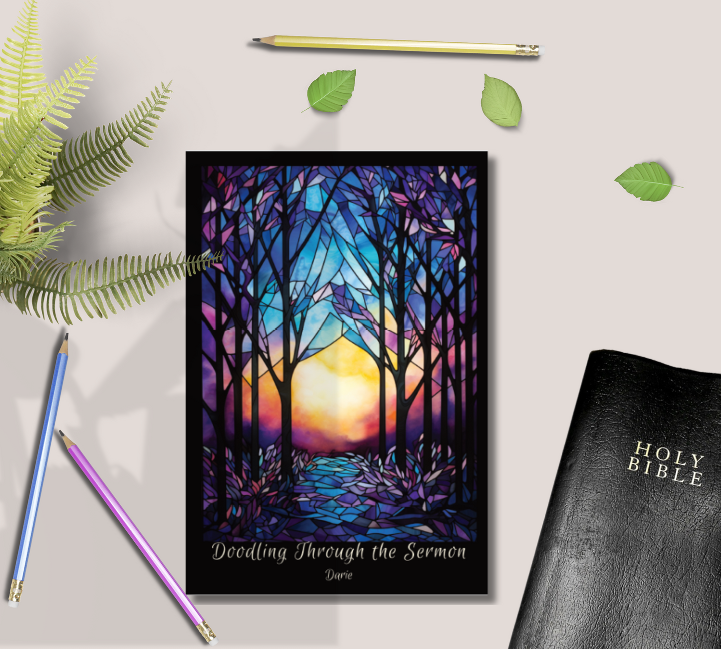 Sermon Doodling Notebook | Sketching Journal | Spiritual Drawing Prompts | Dot Graph Grids | Finish the Picture | Church Notes | Sketchpad