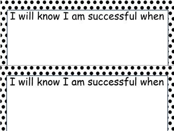2nd Grade SCIENCE~I Can Display My Objectives! TEKS~Polka Dot~SUCCESS Criteria - Shaddoze Designs by Darie