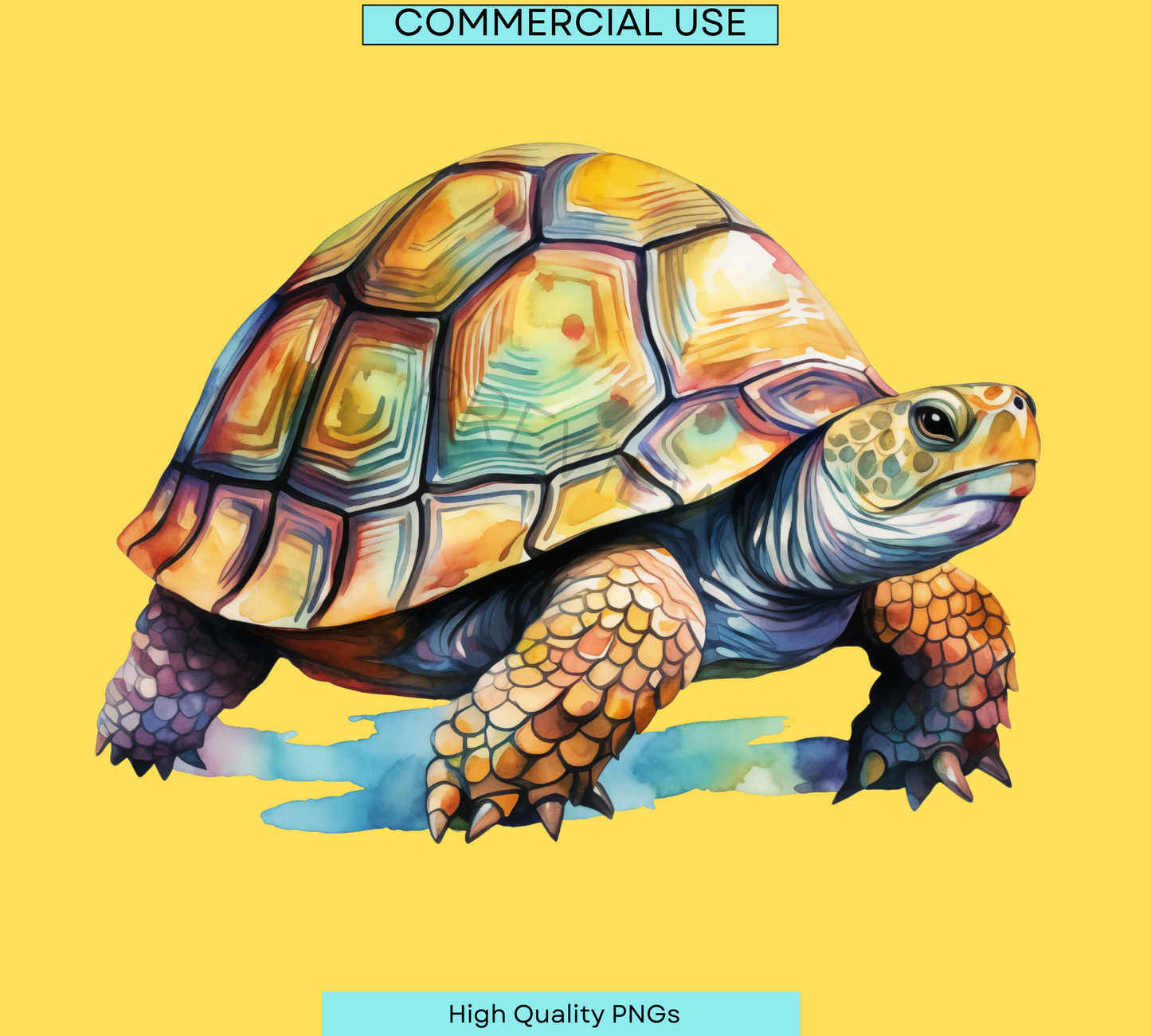 Clip Art | Gift Idea | Turtle PNG | Digital Download | Tortoises Designs | Tortoise Clipart | Exotic Pet | Herpetology PNG | Commercial Use