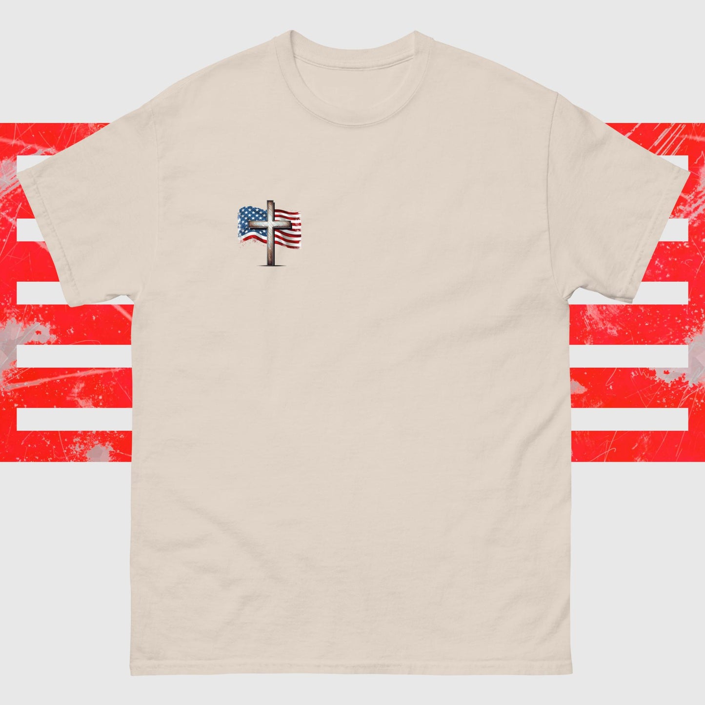 Cross and American Flag Shirt | American Flag Shirt | American Flag Cross