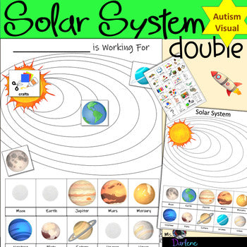 When They LOVE the Solar System! Behavior Incentive~File Folder Activity~Autism~