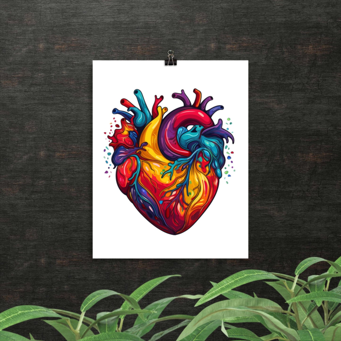 Anatomical Heart | Nursing Student | Home Decor | Art Print | Anatomy Decor | Heart Wall Art | Medical Office Decor | Wall Decor - Shaddoze Designs by Darie