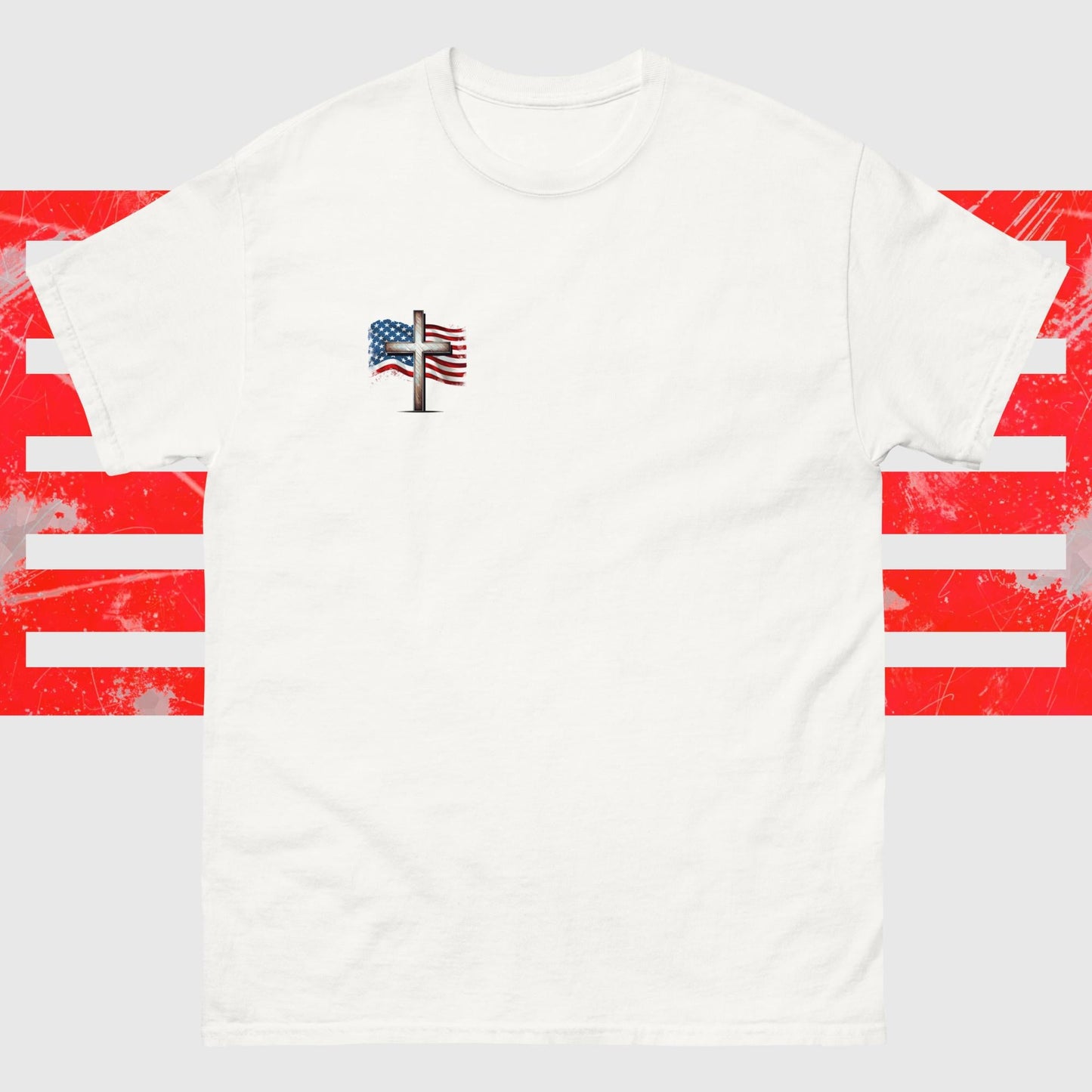 Cross and American Flag Shirt | American Flag Shirt | American Flag Cross - Shaddoze Designs by Darie