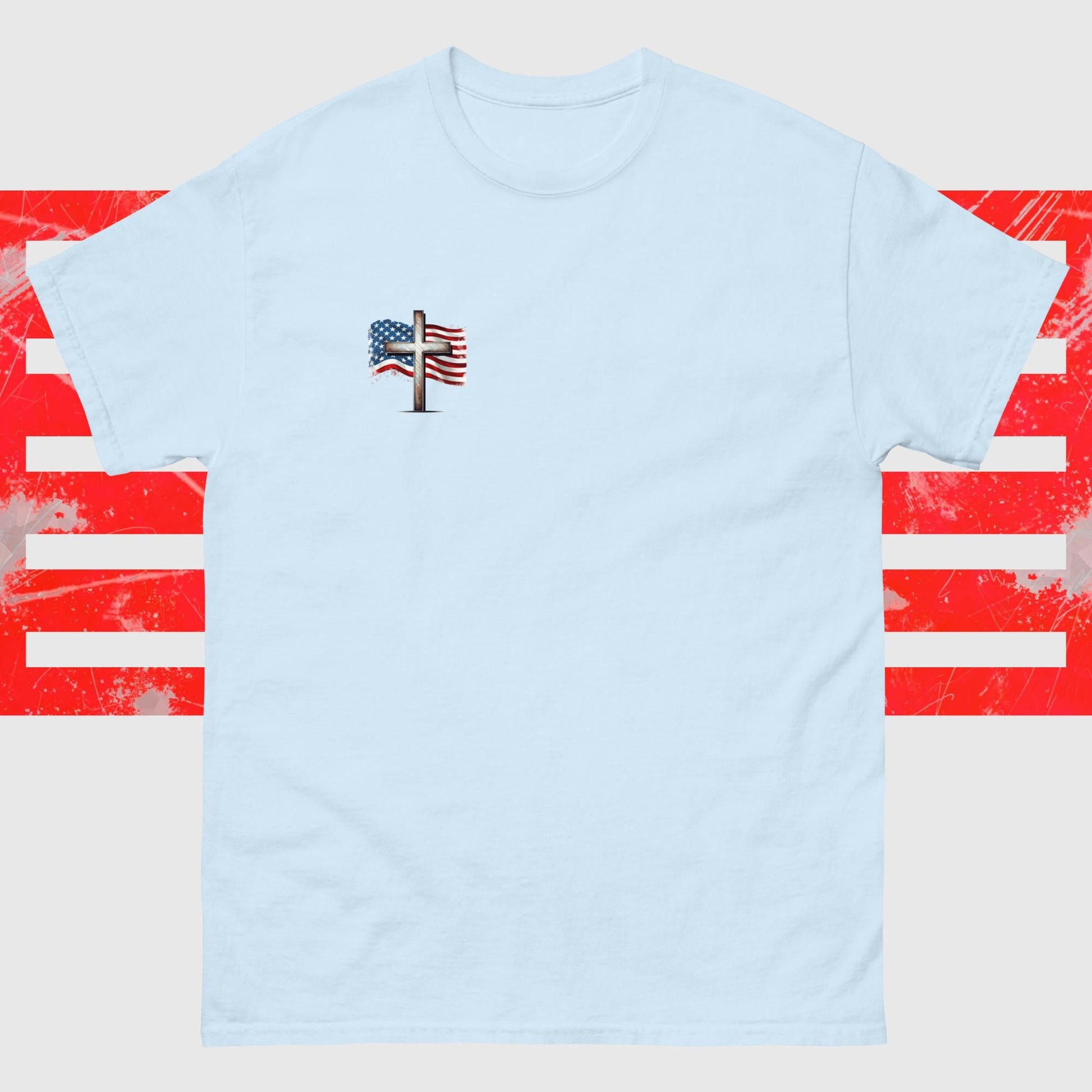 Cross and American Flag Shirt | American Flag Shirt | American Flag Cross - Shaddoze Designs by Darie