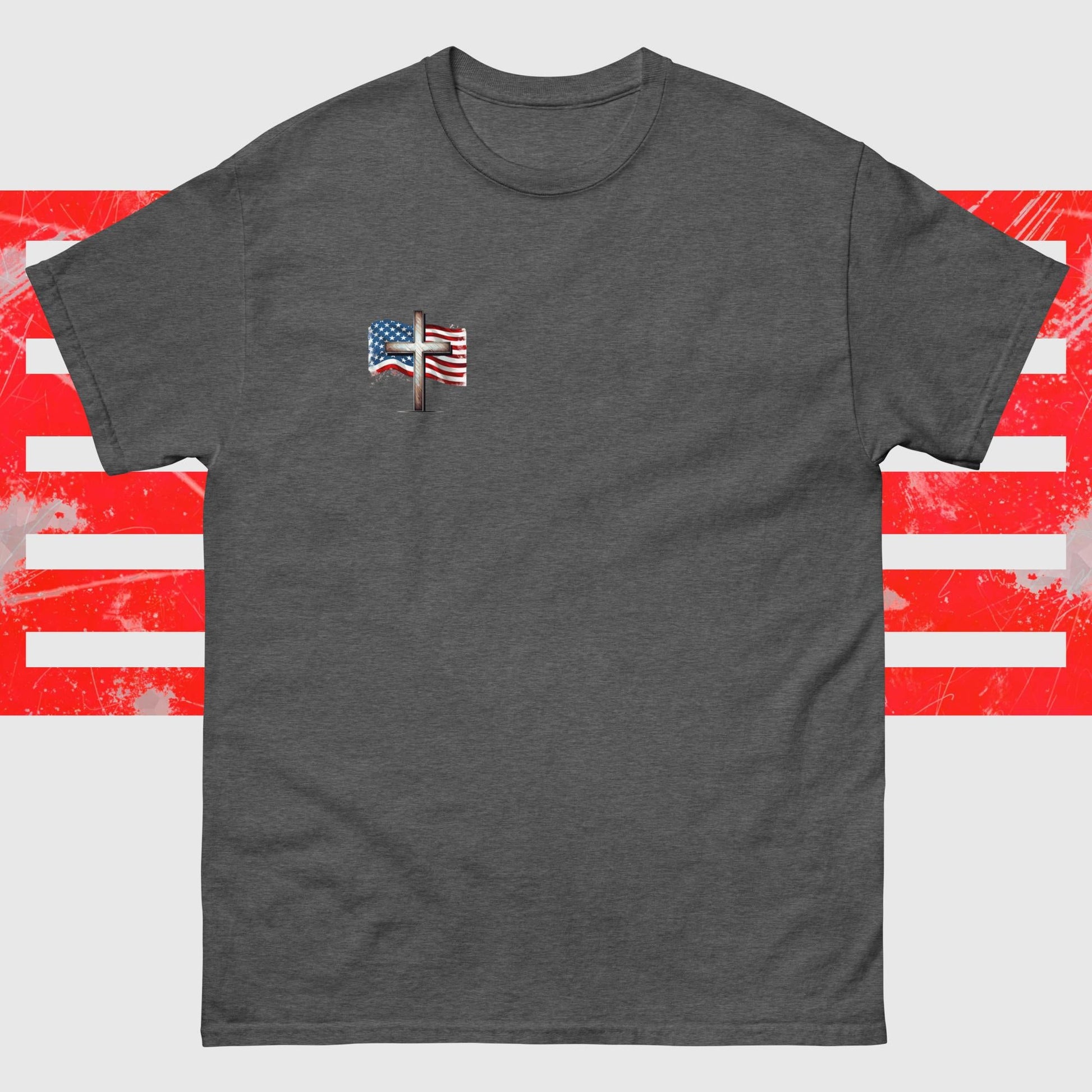 Cross and American Flag Shirt | American Flag Shirt | American Flag Cross - Shaddoze Designs by Darie