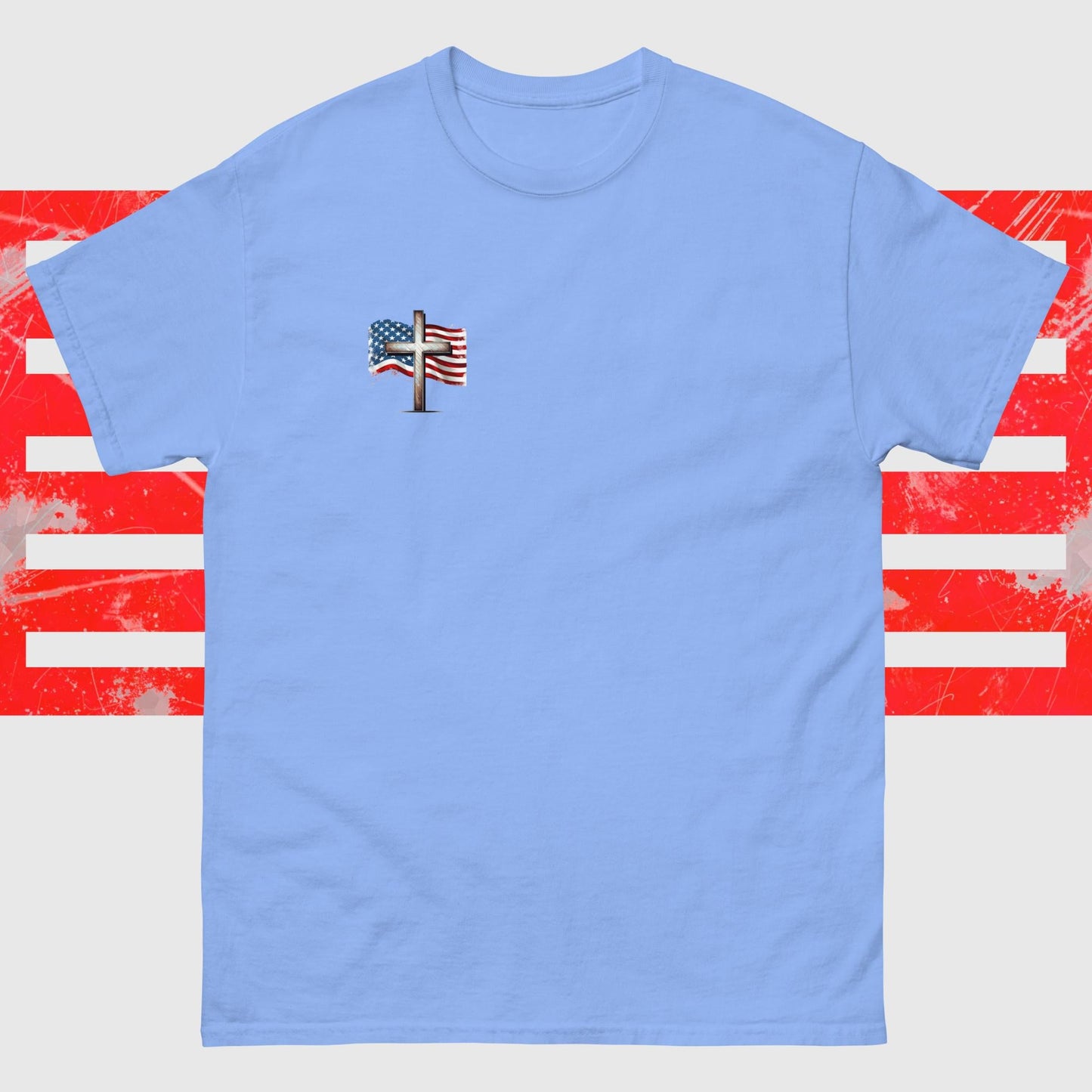 Cross and American Flag Shirt | American Flag Shirt | American Flag Cross - Shaddoze Designs by Darie