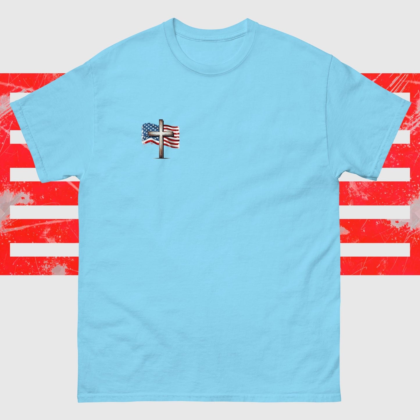 Cross and American Flag Shirt | American Flag Shirt | American Flag Cross - Shaddoze Designs by Darie