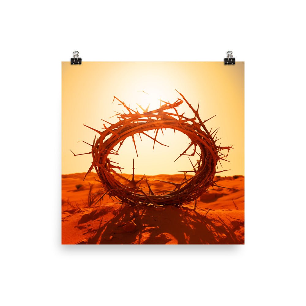 Crown Of Thorns | Religious Wall Art | Christian Artwork | Crown | Jesus Print | - Shaddoze Designs by Darie