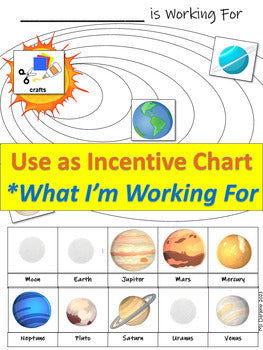 When They LOVE the Solar System! Behavior Incentive~File Folder Activity~Autism~