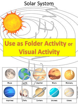 When They LOVE the Solar System! Behavior Incentive~File Folder Activity~Autism~